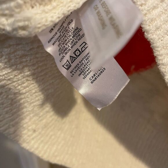 Lou & Grey Cherry Print Womens Knit Sweater S - Picture 10 of 11